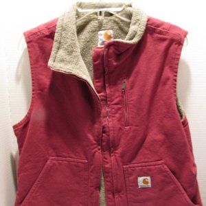 Women's Medium Carhartt Fleece Lined Vest